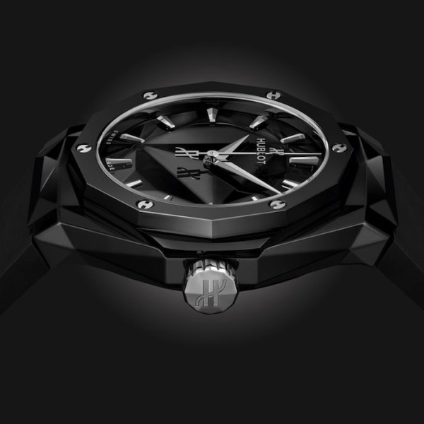 Replica Hublot Classic Fusion Men Automatic Black Rubber Watch 550.CS.1800.RX.ORL21