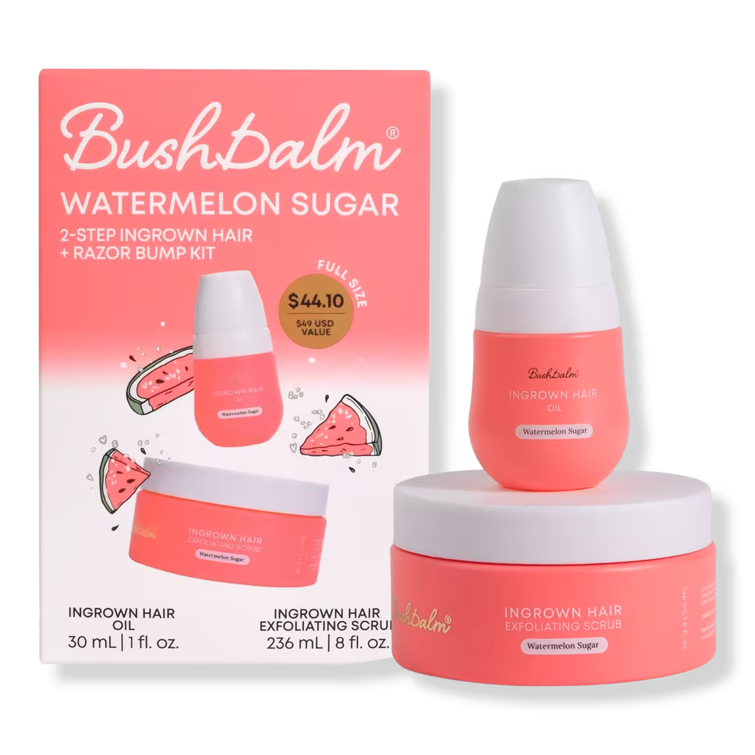 Bushbalm  2 Step Ingrown Hair & Razor Bump Kit
