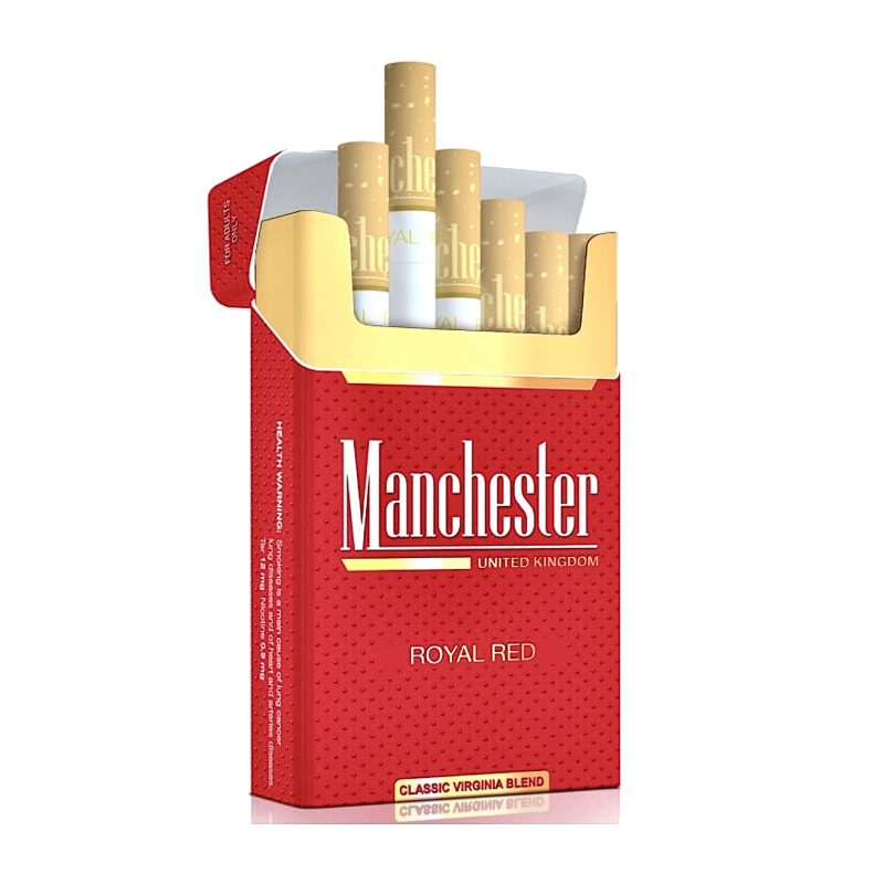 Manchester Royal Red 20s Cigarettes x 10 Packs /1 Carton