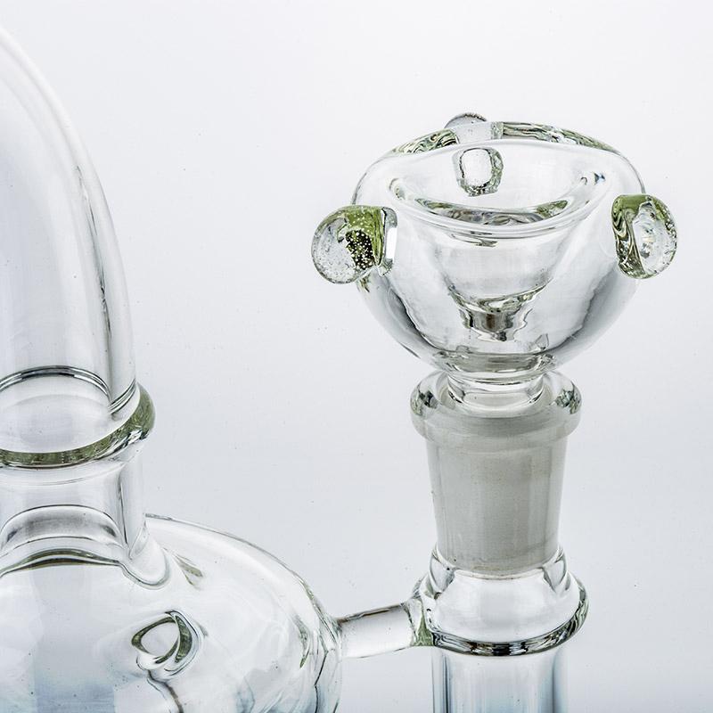 14mm Male Clear Round Bong Bowl