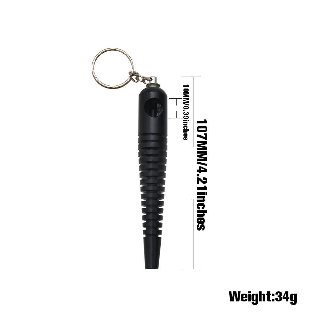 Cone Thread Key Chain Metal Pipe