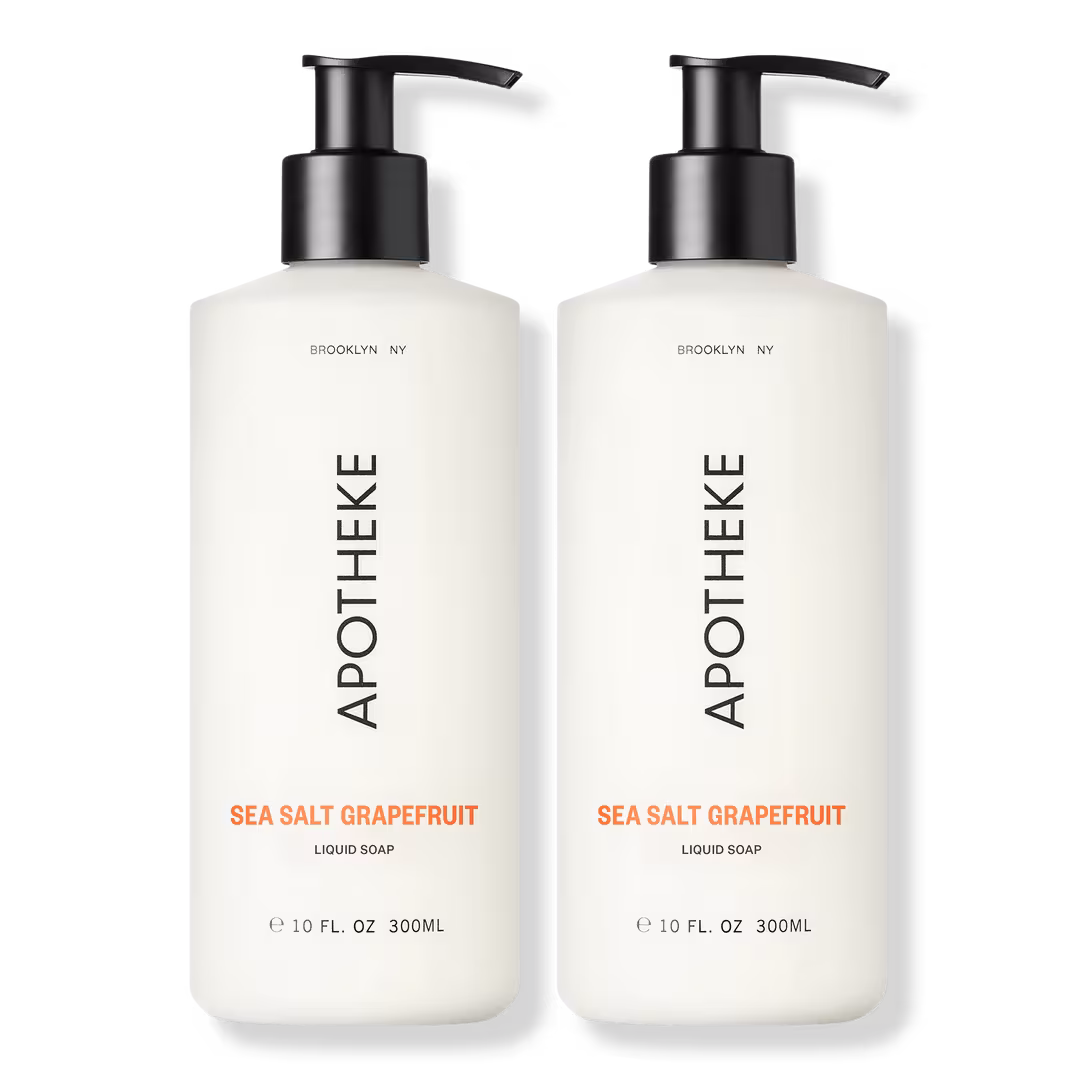 APOTHEKE  Sea Salt Grapefruit Liquid Soap Set