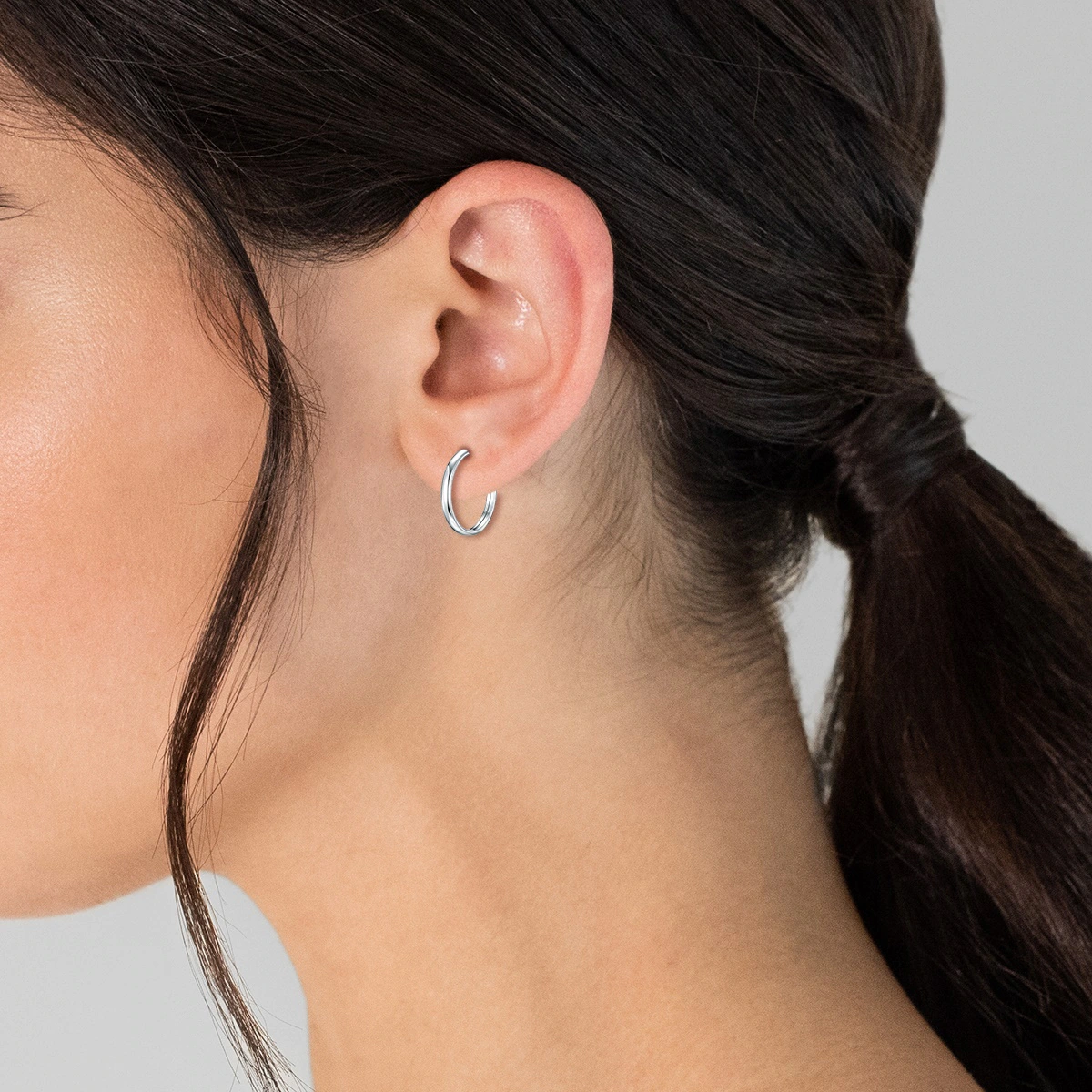 Creolen Sterling Silber in Silber