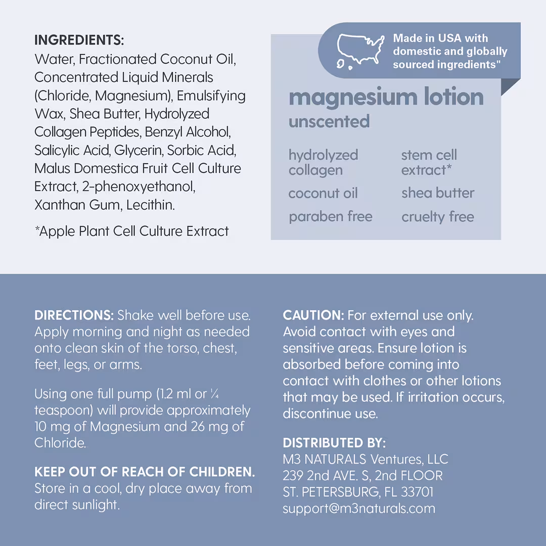 M3  Magnesium Lotion & Oil Spray Set