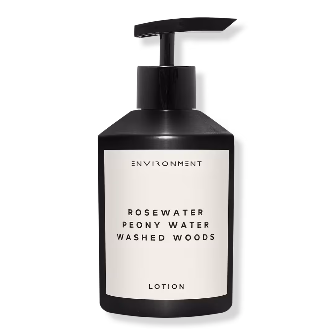 ENVIRONMENT  Rosewater Peony Water Washed Woods Lotion