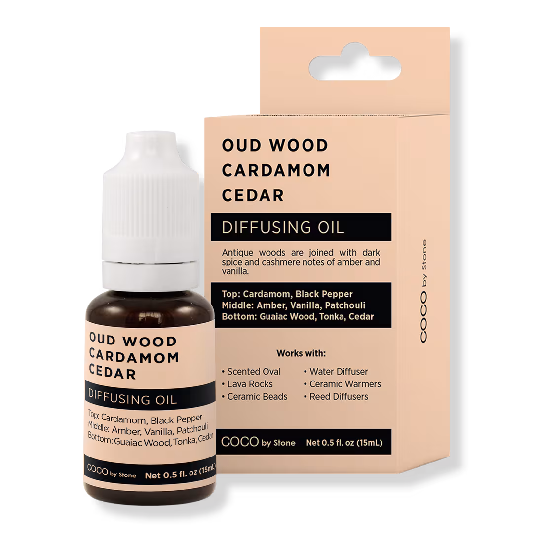 COCO by Stone  Oudwood Cardamom Cedar Diffusing Oil