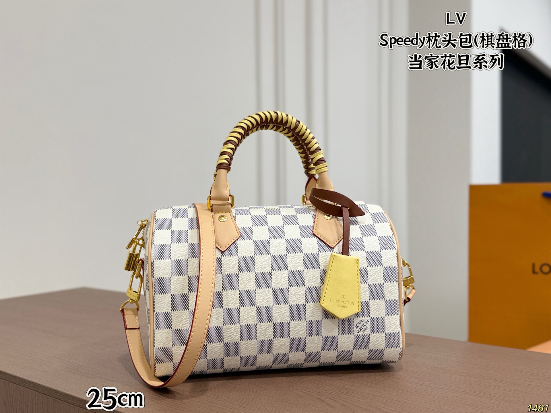LV Speedy Checkered Pillow Case