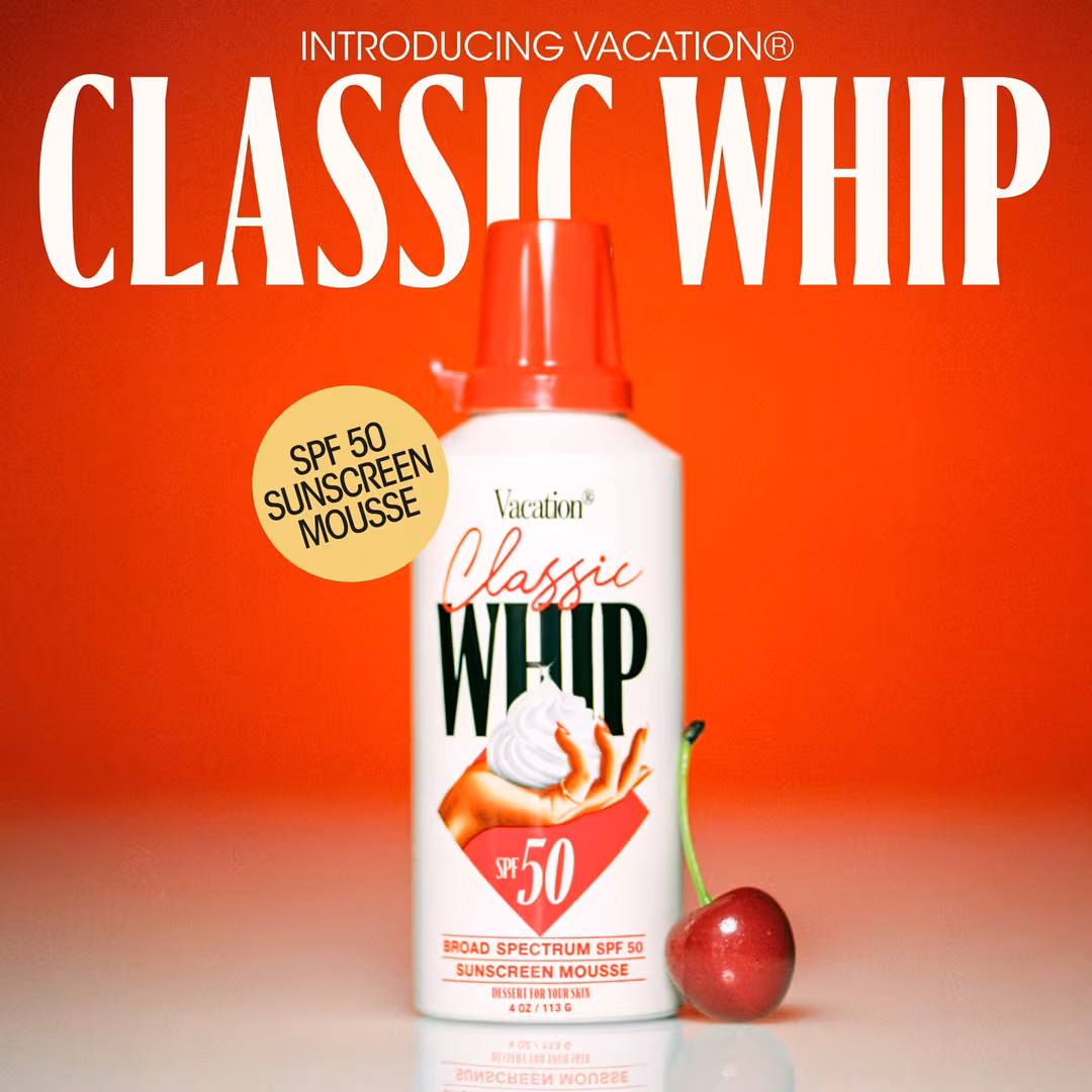 Vacation  Classic Whip SPF 50 Sunscreen Mousse