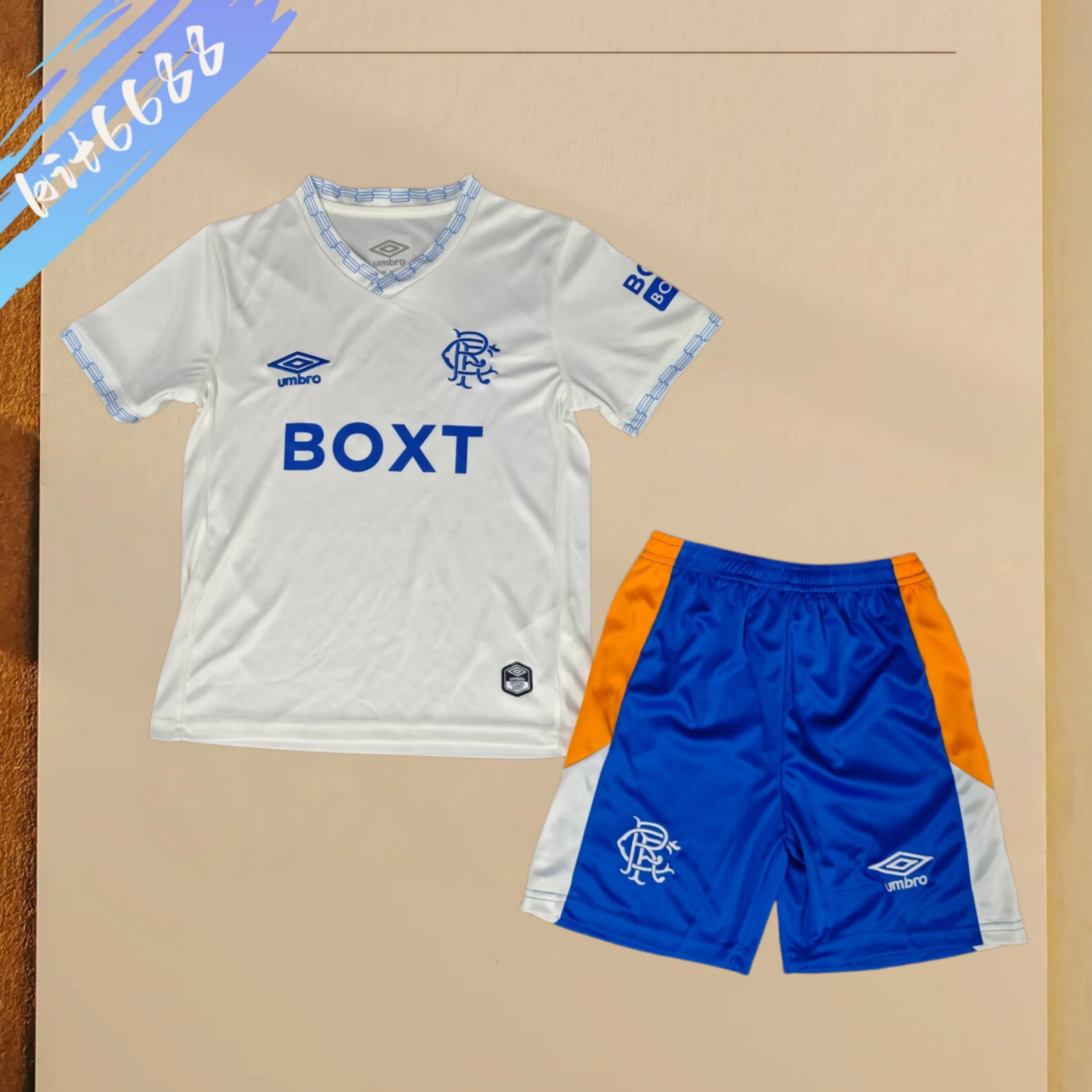 2026/2027 Glasgow Rangers Away Football shirt (Adult Kids Kit socks）