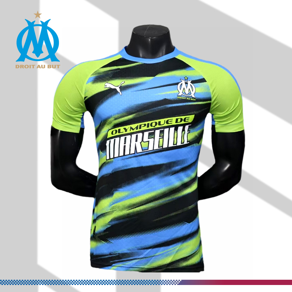 2025/2026 Marseille pre-match training football shirt (playerEdition)