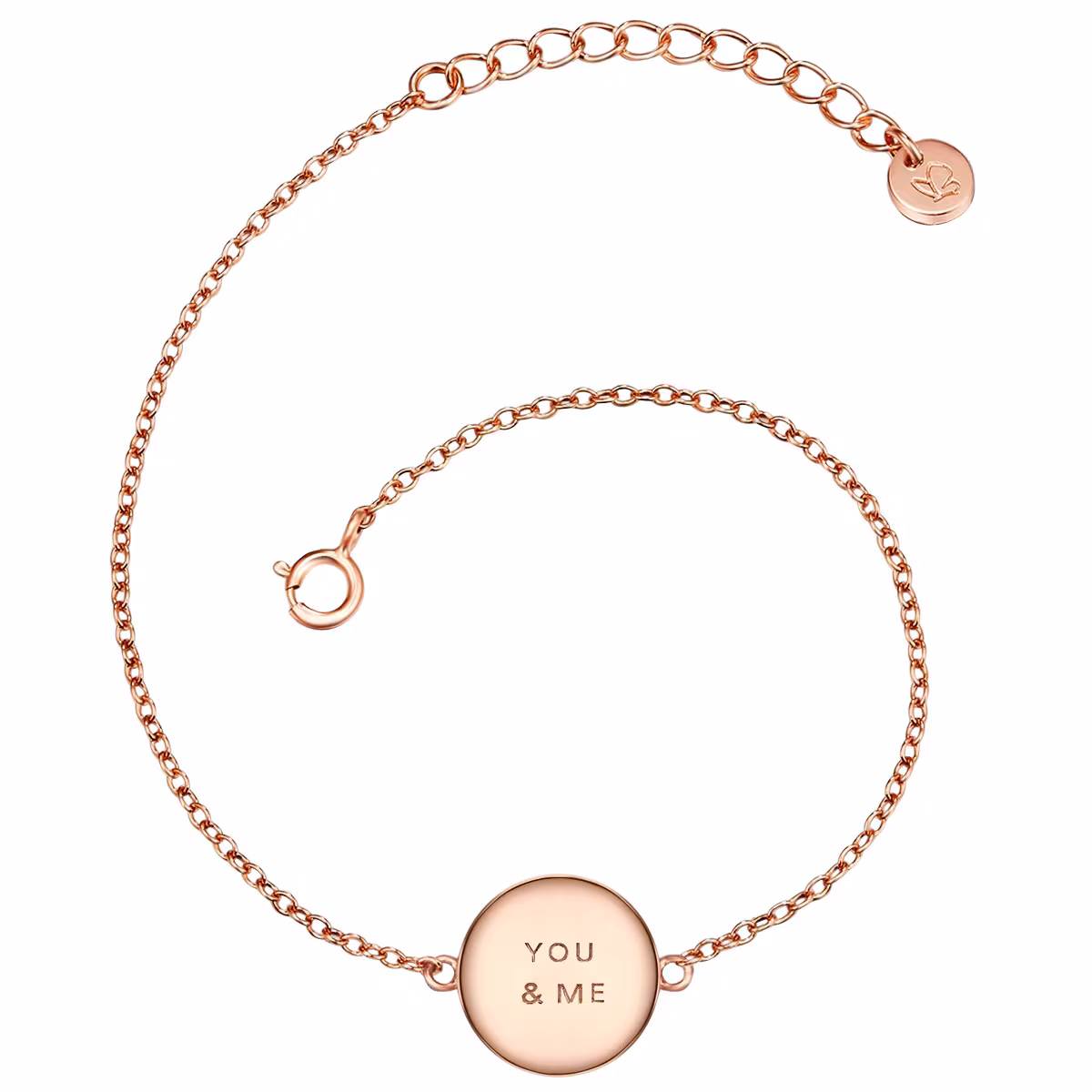 Armband You   Me Sterling Silber in Roségold