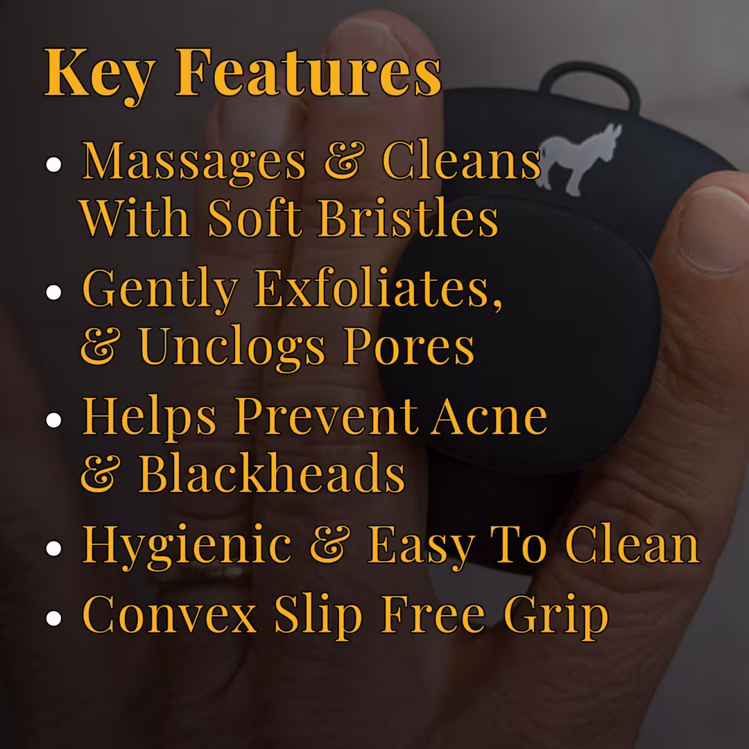 Pete & Pedro  Face Cleanser & Scrub Exfoliating Massager Shower Brush