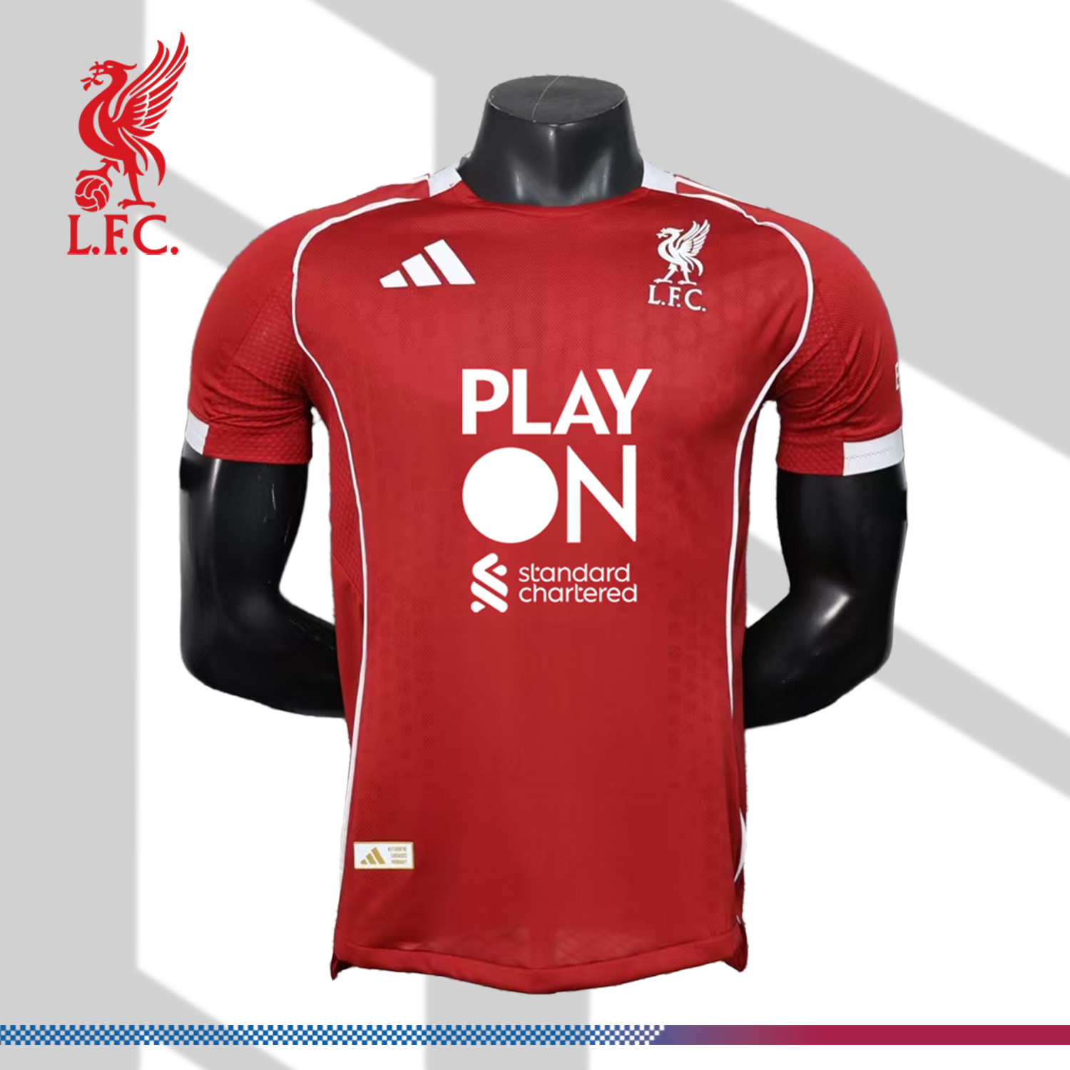 2025/2026 Liverpool “Play On” Home Football Shirt (Player)