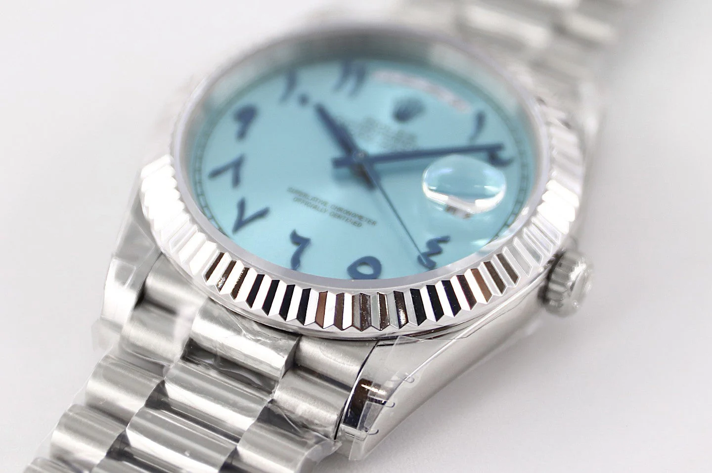 Rolex Watch DAY-DATE 41MM STAINLESS STEEL TIFFANY DIAL ARABIC Watch