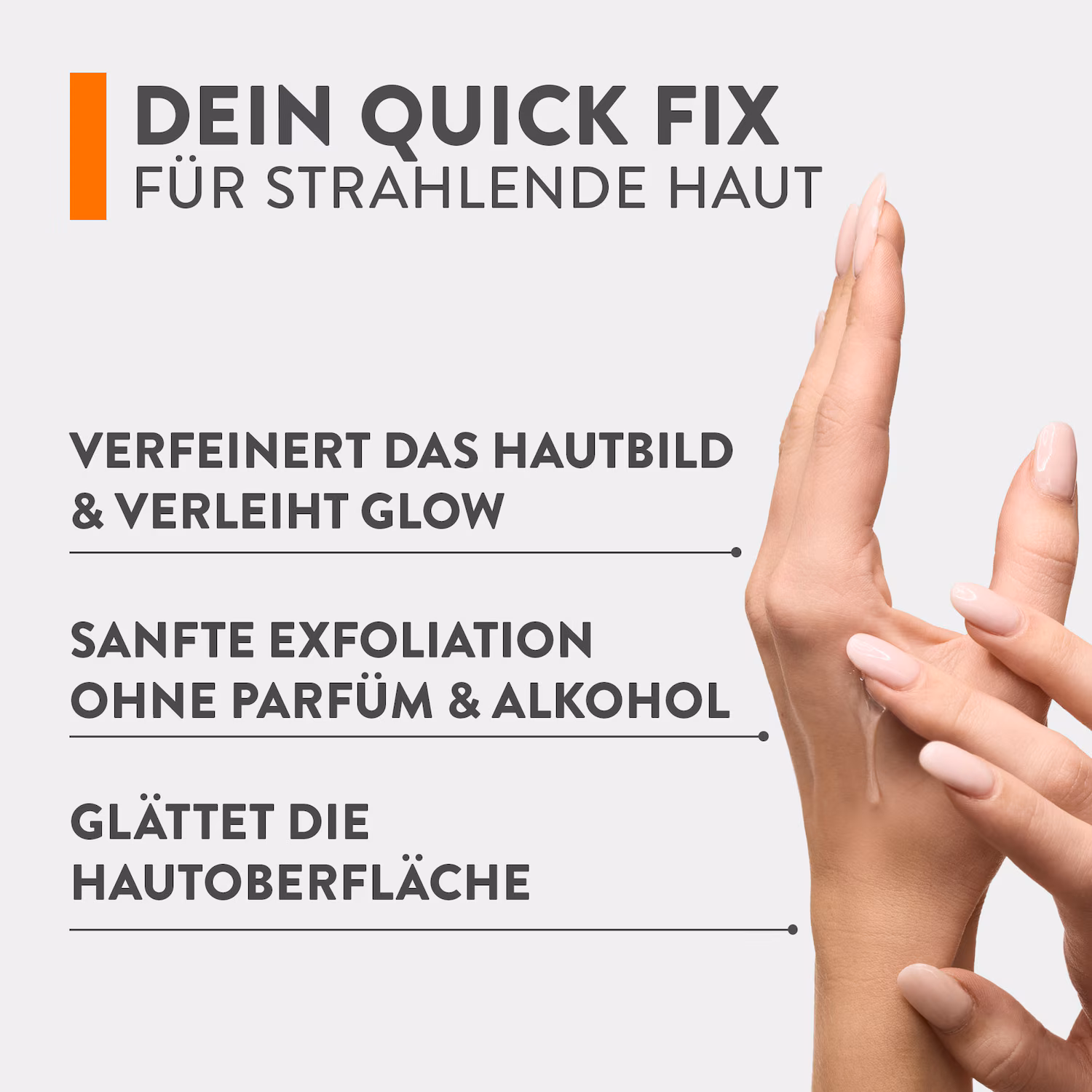 Hautverfeinerndes Gesichtskonzentrat für mehr Glow