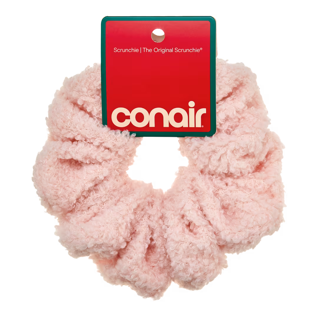 Conair Accessories  Light Pink Teddy Scrunchie