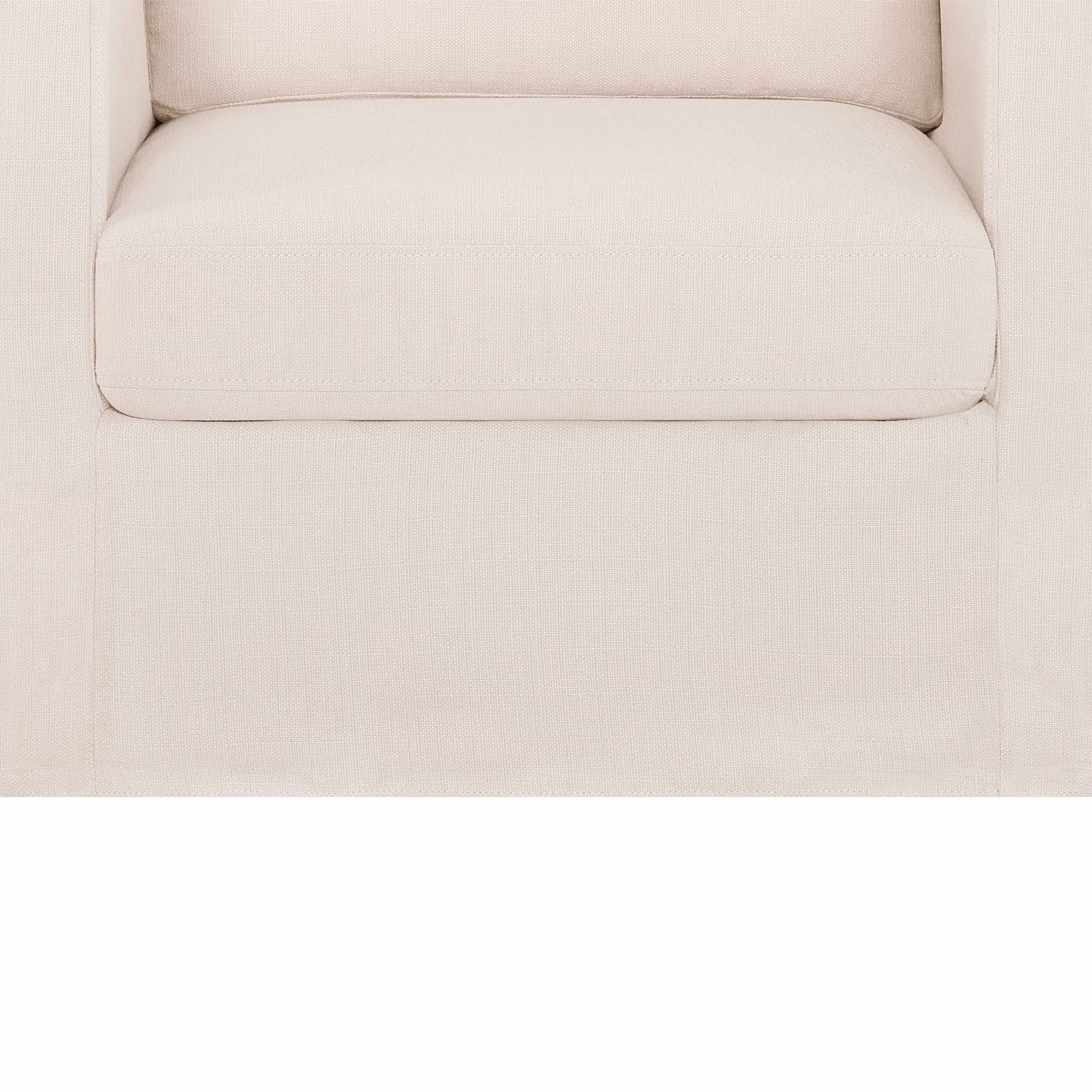 Better Homes & Gardens Waylen Swivel Accent Chair, by Dave & Jenny Marrs, Cream