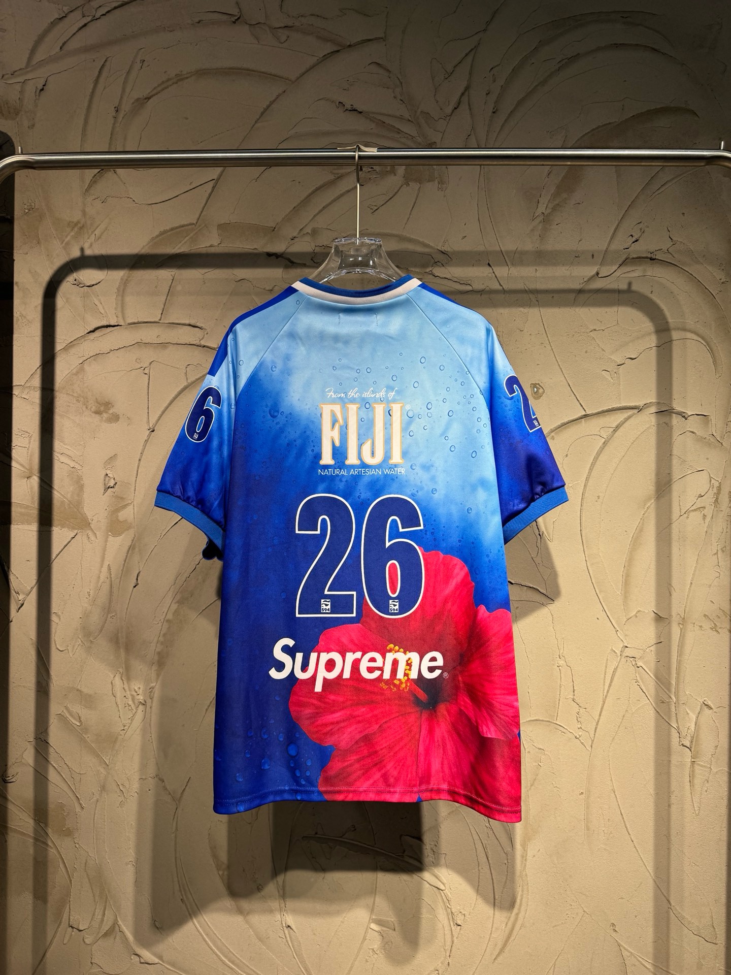 Classic Sup logo meets FIJI water collaboration jersey shirt