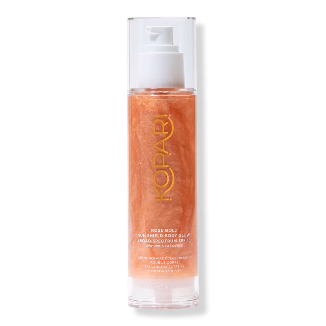 Kopari Beauty  Rose Gold Sun Shield Body Glow Gel SPF 45