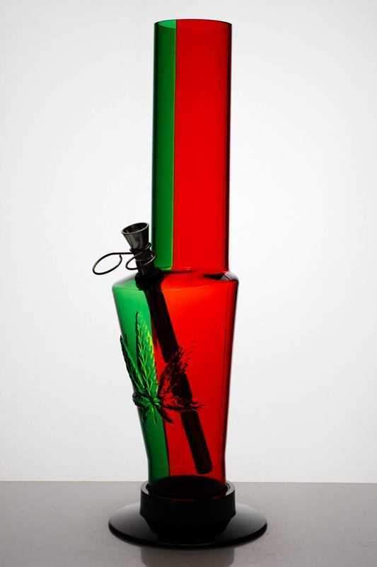 12 Acrylic Rasta Water Pipe