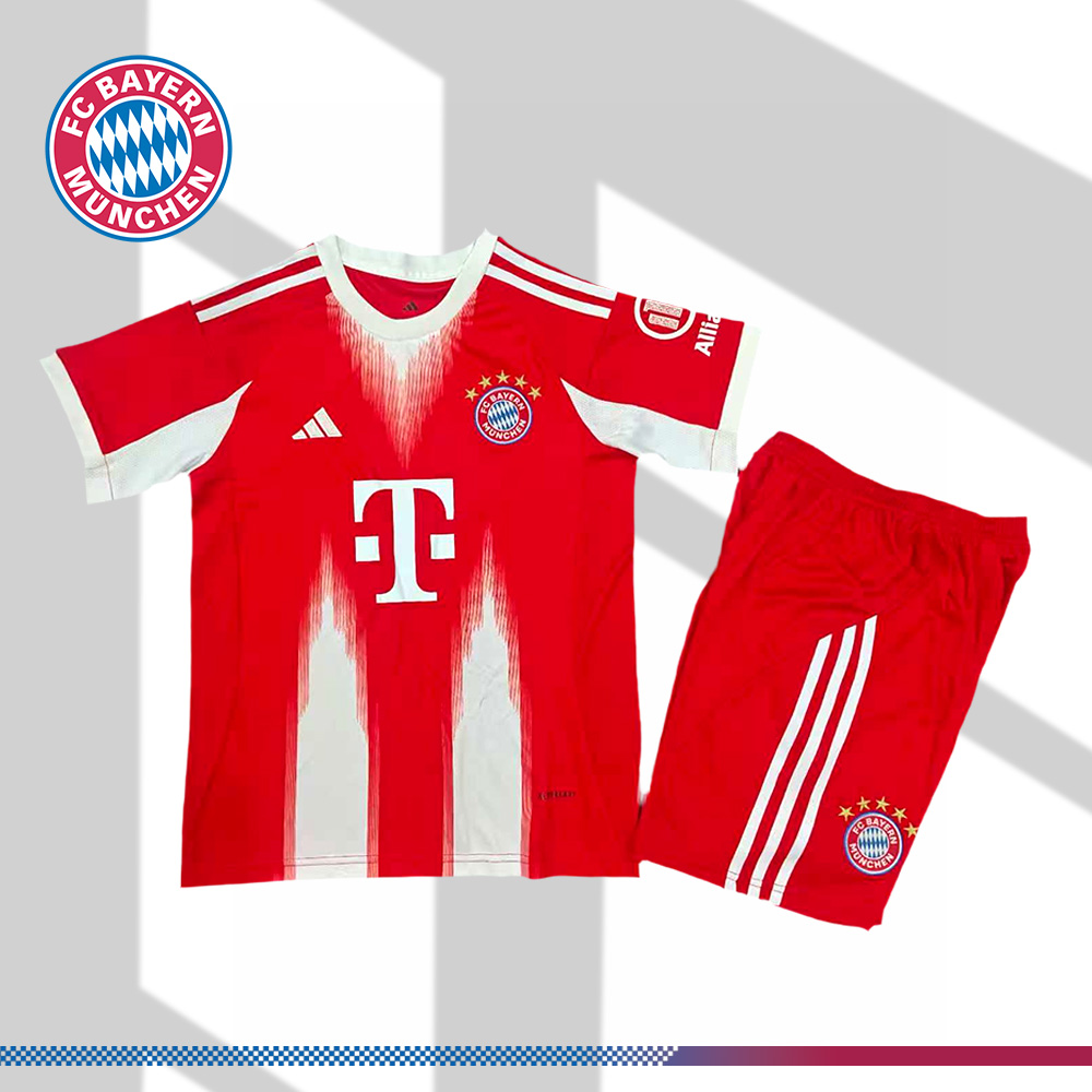 2025/2026 Bayern Munich Home Football shirt (Kids Kit socks)