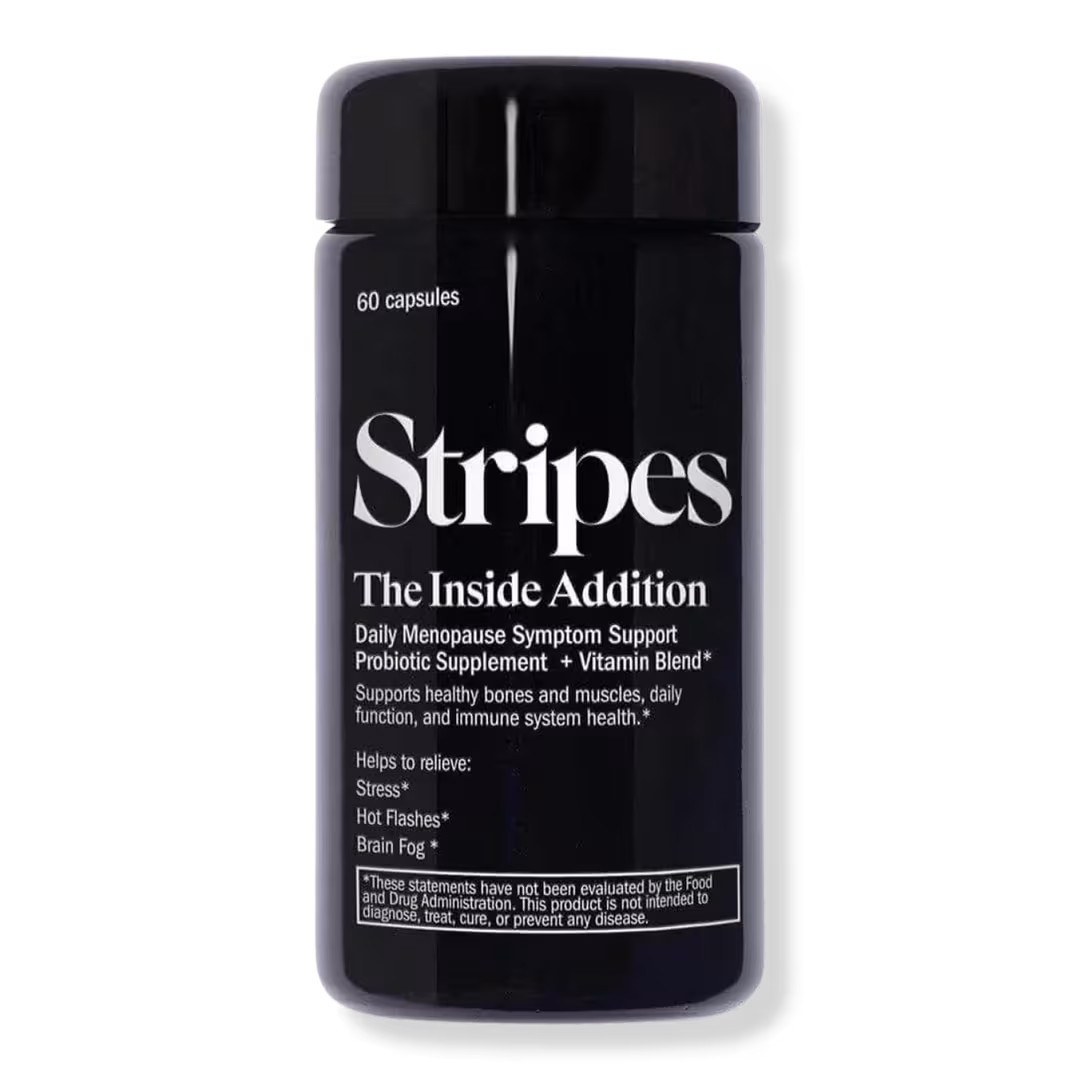 STRIPES BEAUTY by Naomi Watts  The Inside Addition Daily Menopause Symptom Support Probiotic Supplement + Vitamin Blend