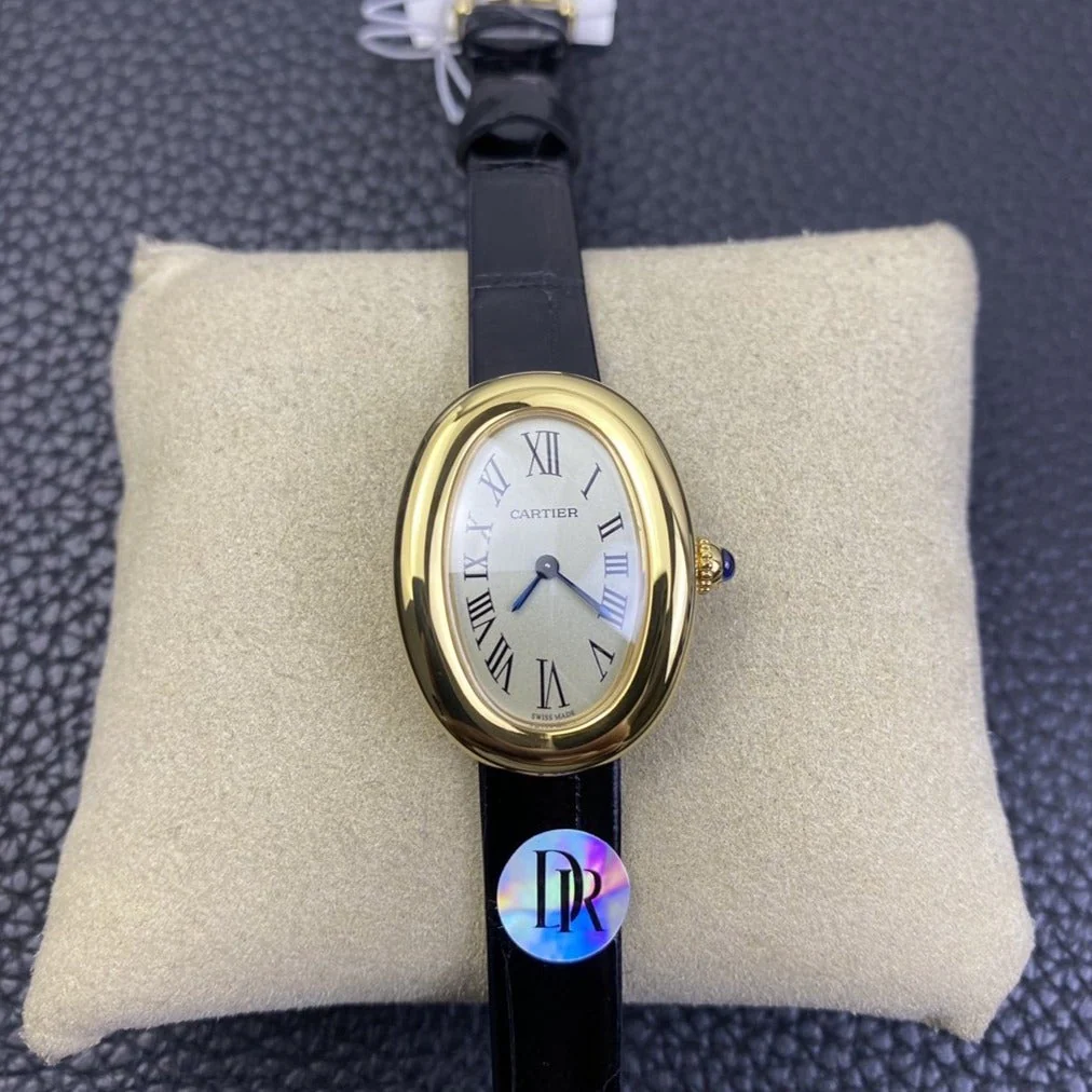 Cartier Watch BAIGNOIRE 31MM GOLD CASE WHITE DIAL
