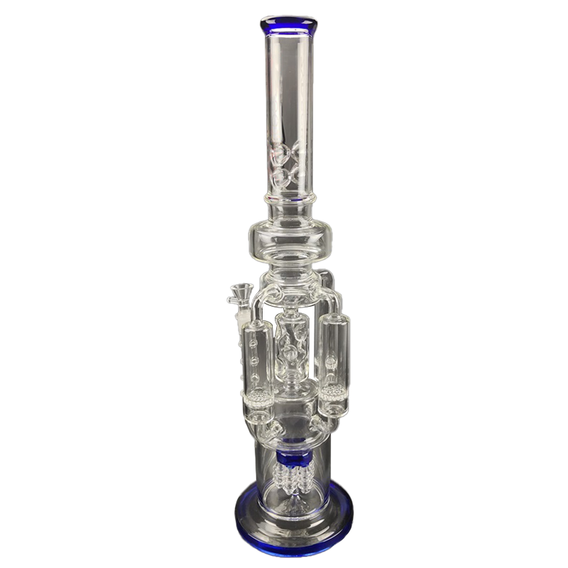 21 Multi Chamber Recycler Glass Bong