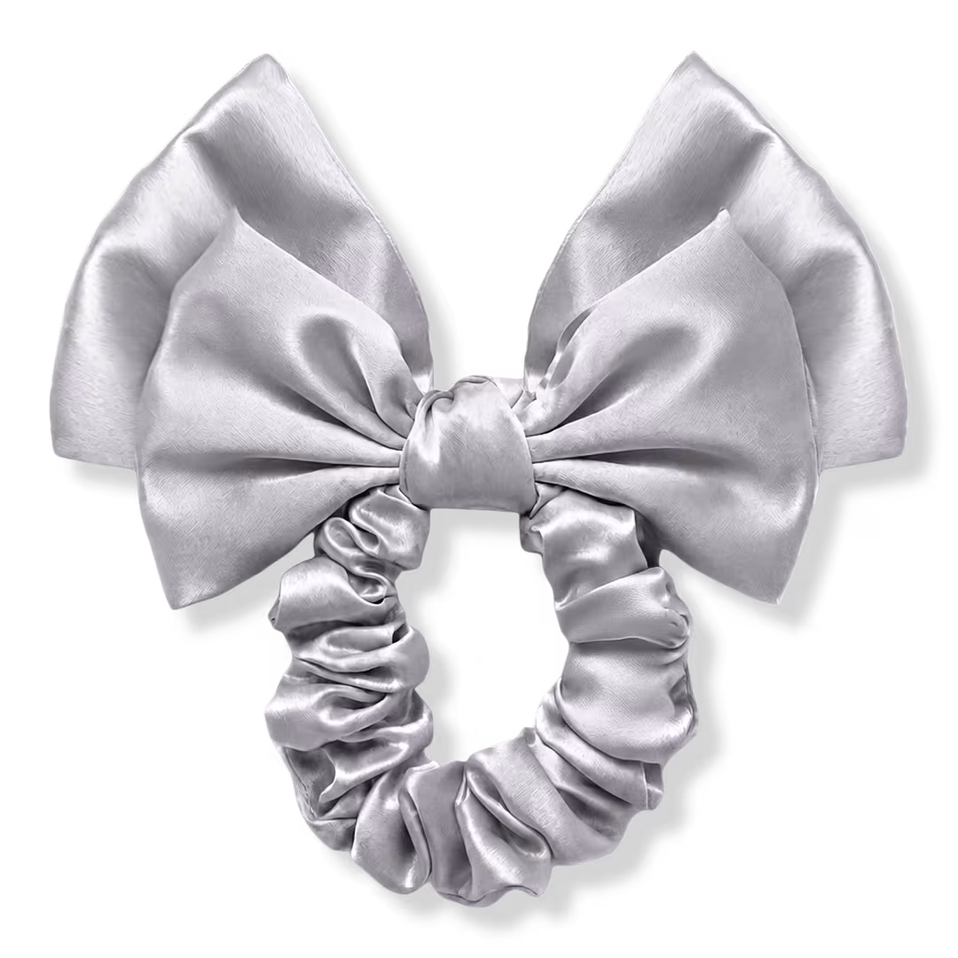LINA LENNOX  Organic Silk Bow Scrunchie