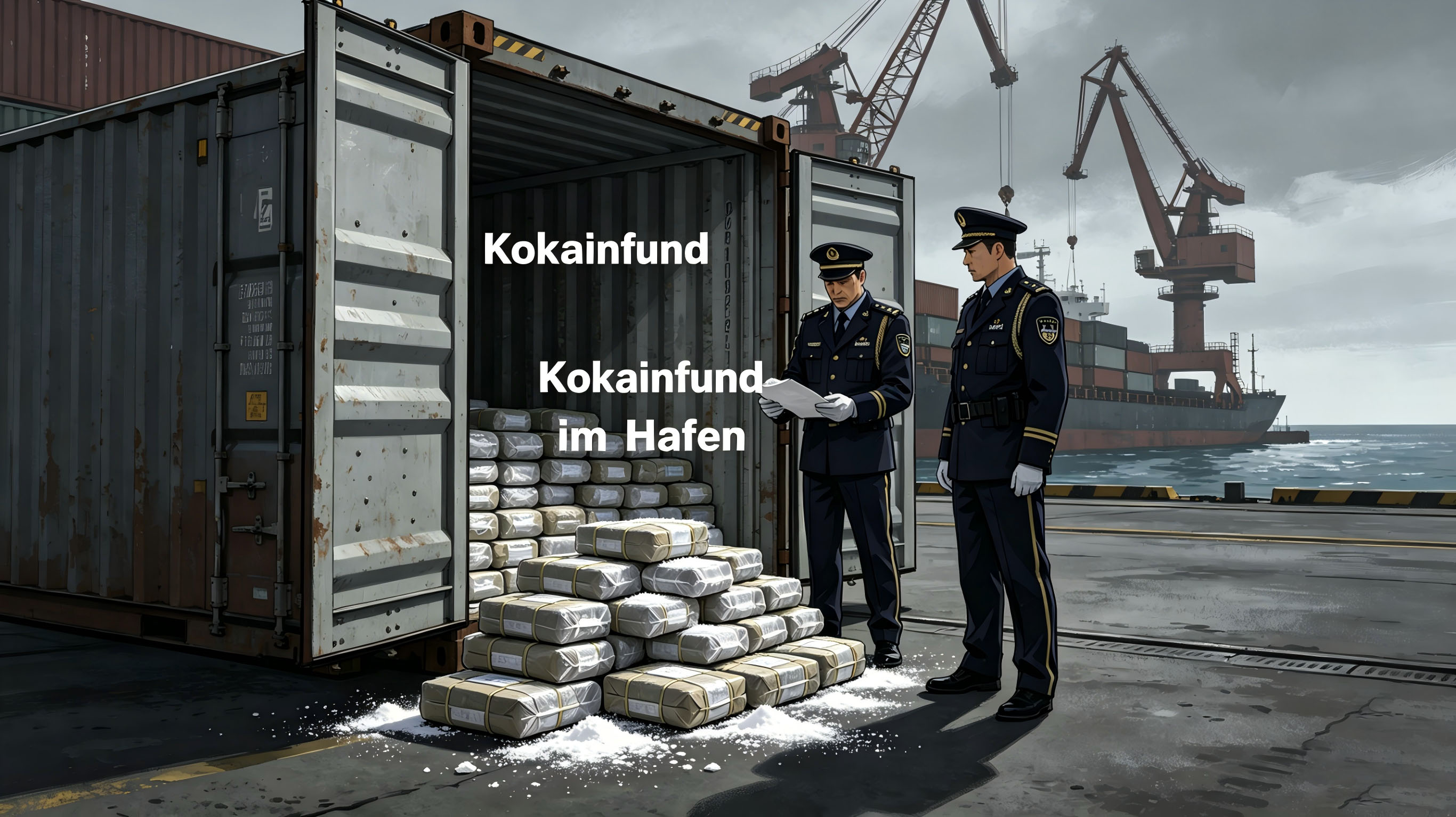 Rekord-Kokainfund Wilhelmshaven 2026 – Größter Drogenfund Deutschlands seit drei Jahren