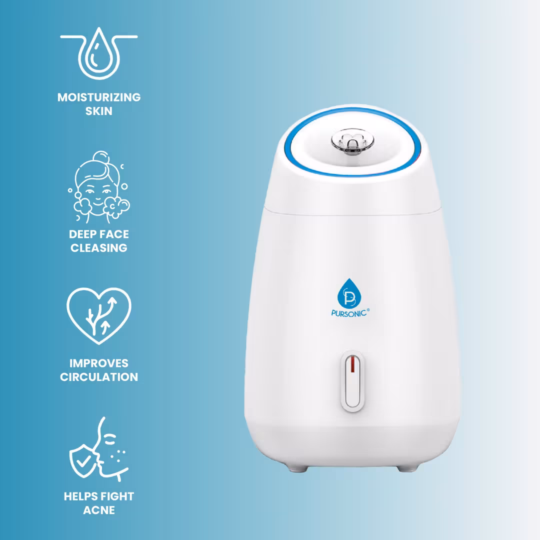 PURSONIC  Facial Steamer Hot Mist Moisturizing Spa