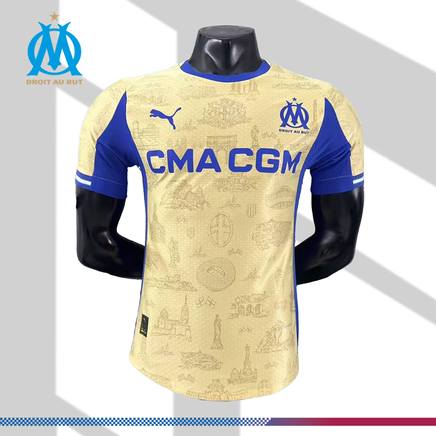 2025/2026 Marseille Third Football Shirt (Player Edition)