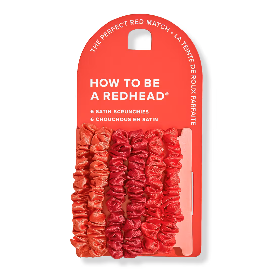 How To Be A Redhead  Redhead Satin Scrunchies