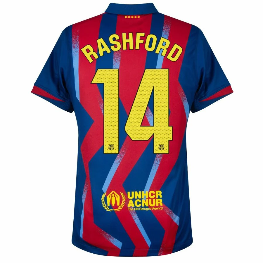 Barca Rashford 14 Fourth Jersey Men 2025 2026