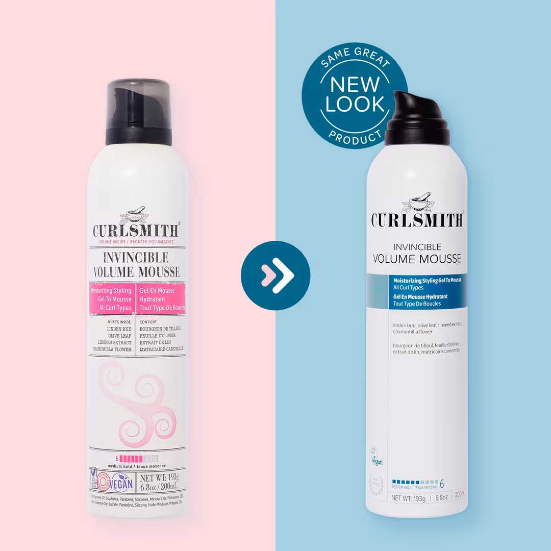 Curlsmith  Invincible Volume Moisturizing Gel to Mousse Styling Foam