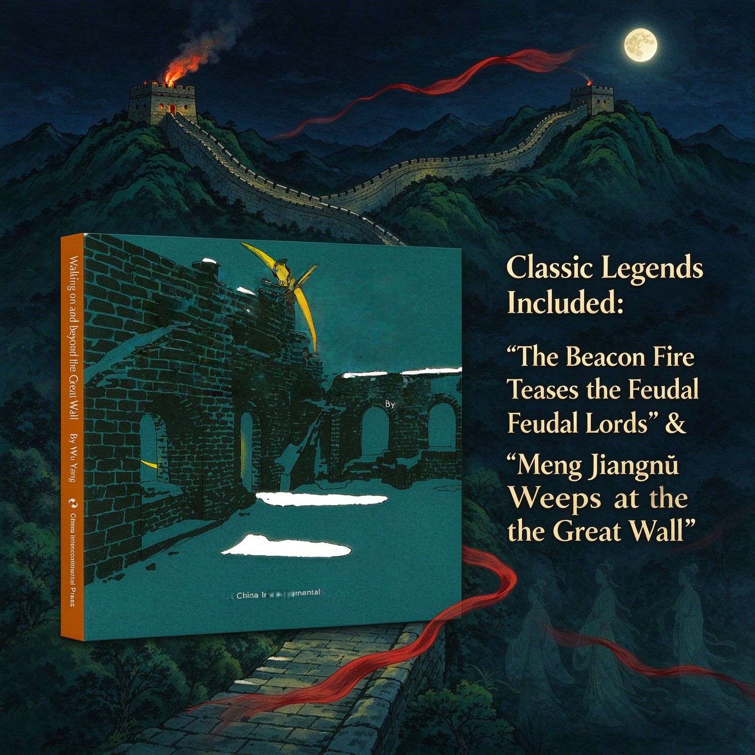 Walking on and beyond the Great Wall: A Unique Illustrated Journey Through China‘s Iconic Wonder (English Edition)