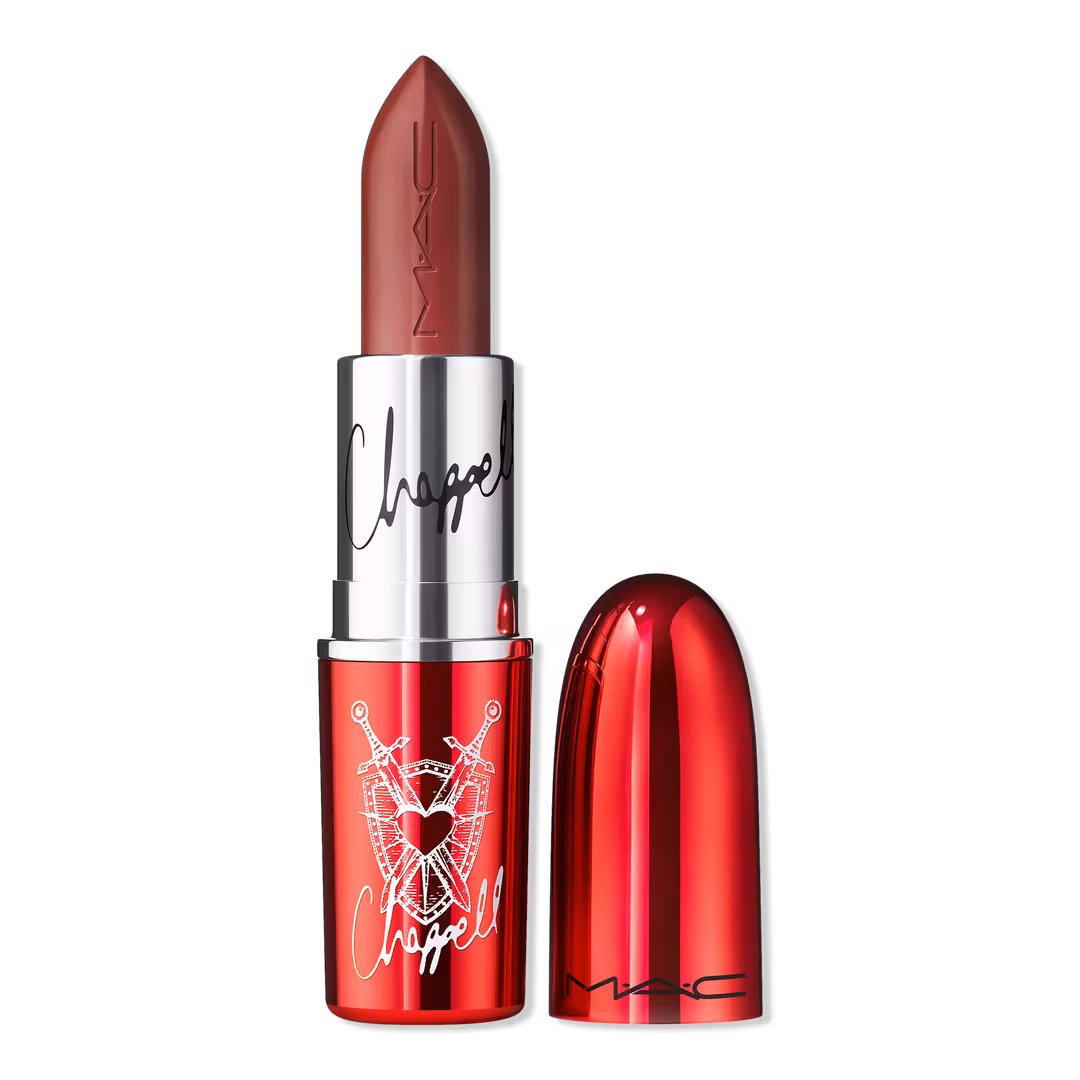 MAC  Chappell Roan Viva Glam Lustreglass Sheer-Shine Lipstick