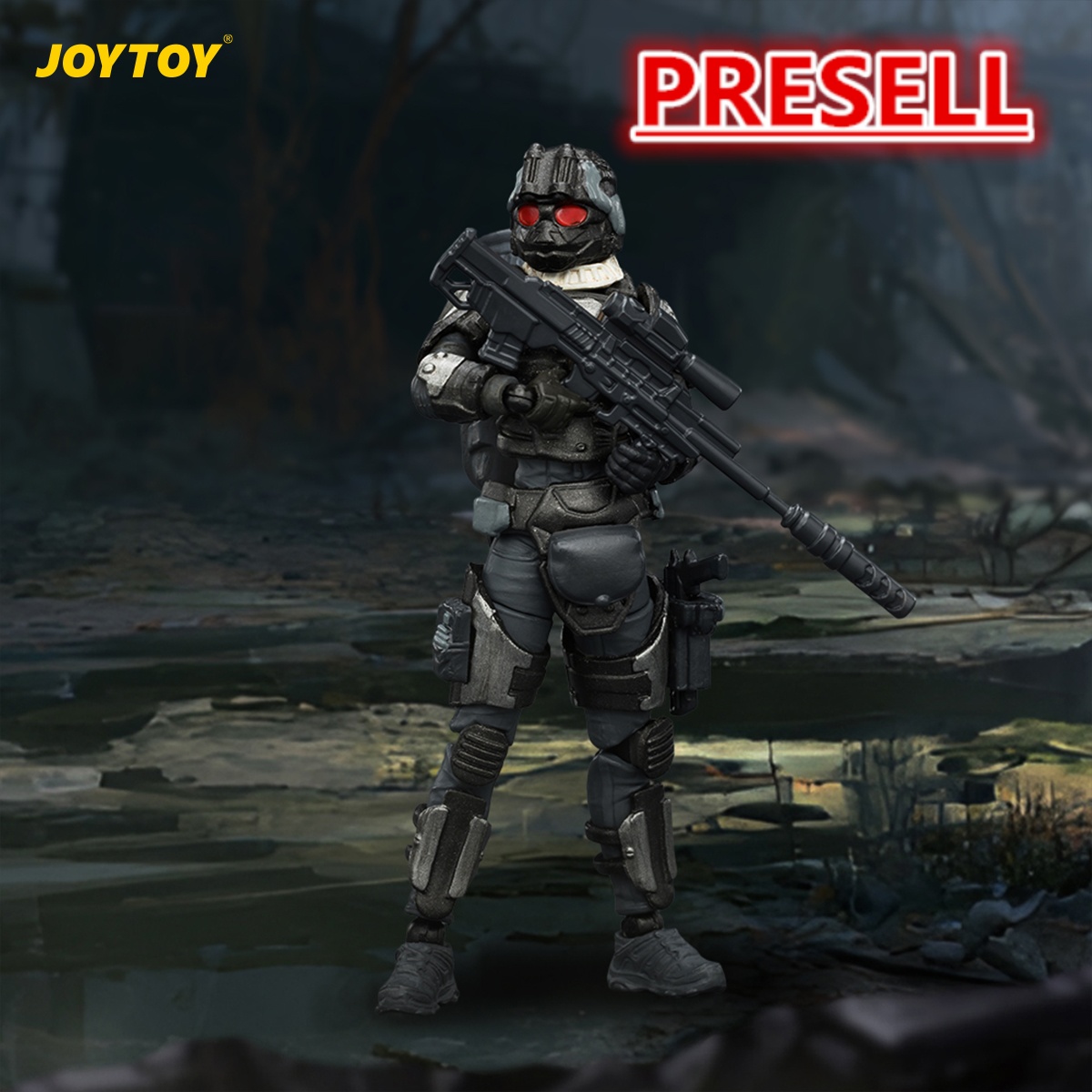 JOYTOY JT04247 Dark Source 1: 25 Steel Ride Corps Sniper Cinder - JOYTOY WORLD