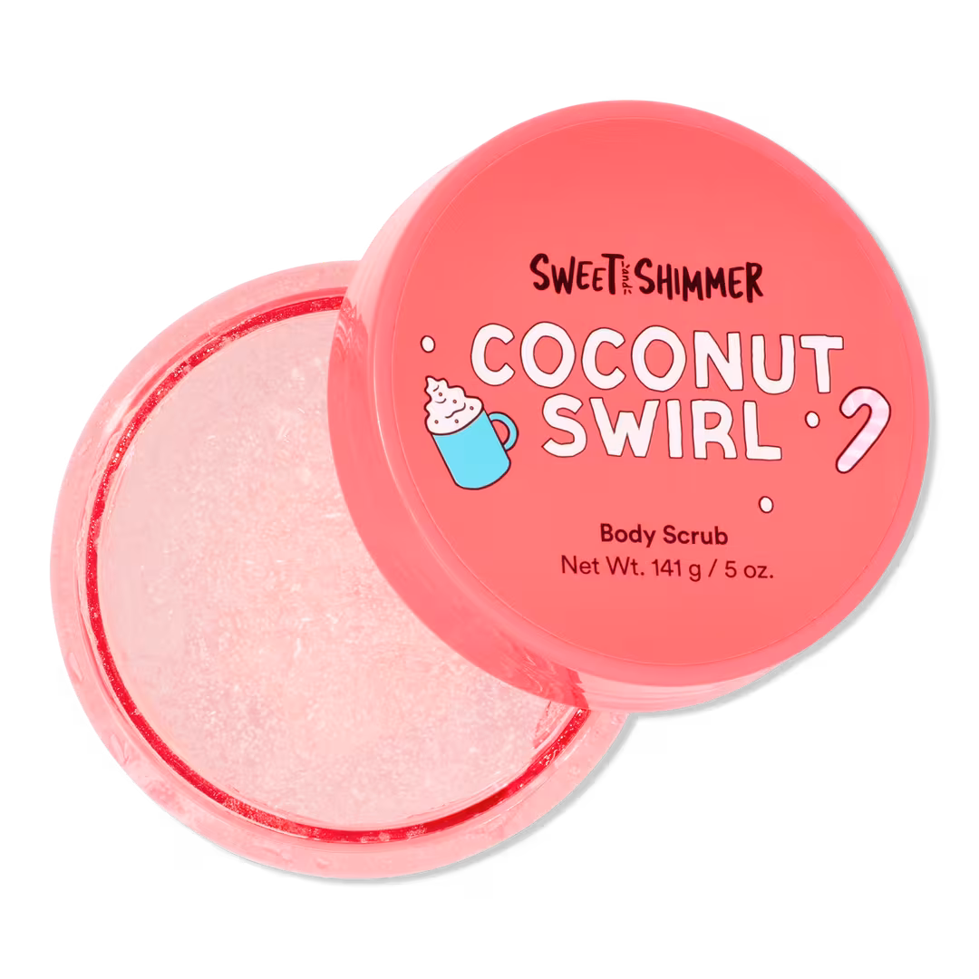 Sweet & Shimmer  Coconut Swirl Body Scrub