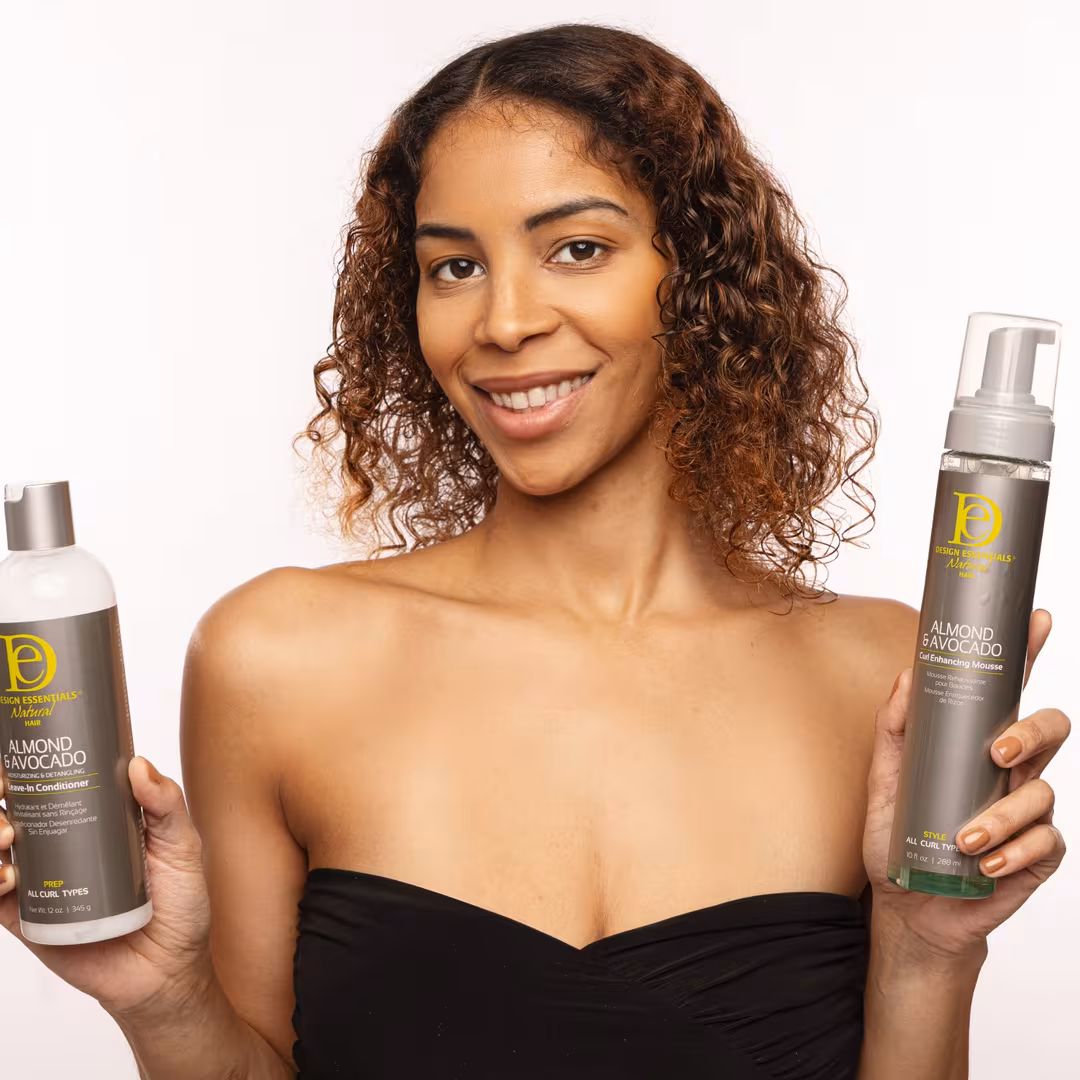 Design Essentials  Almond & Avocado Curl Enhancing Mousse