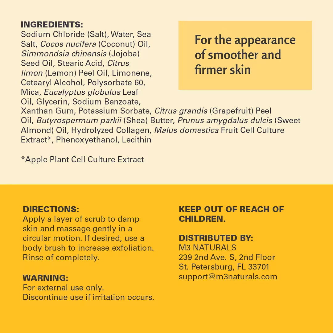 M3  Anti-Cellulite Body Scrub