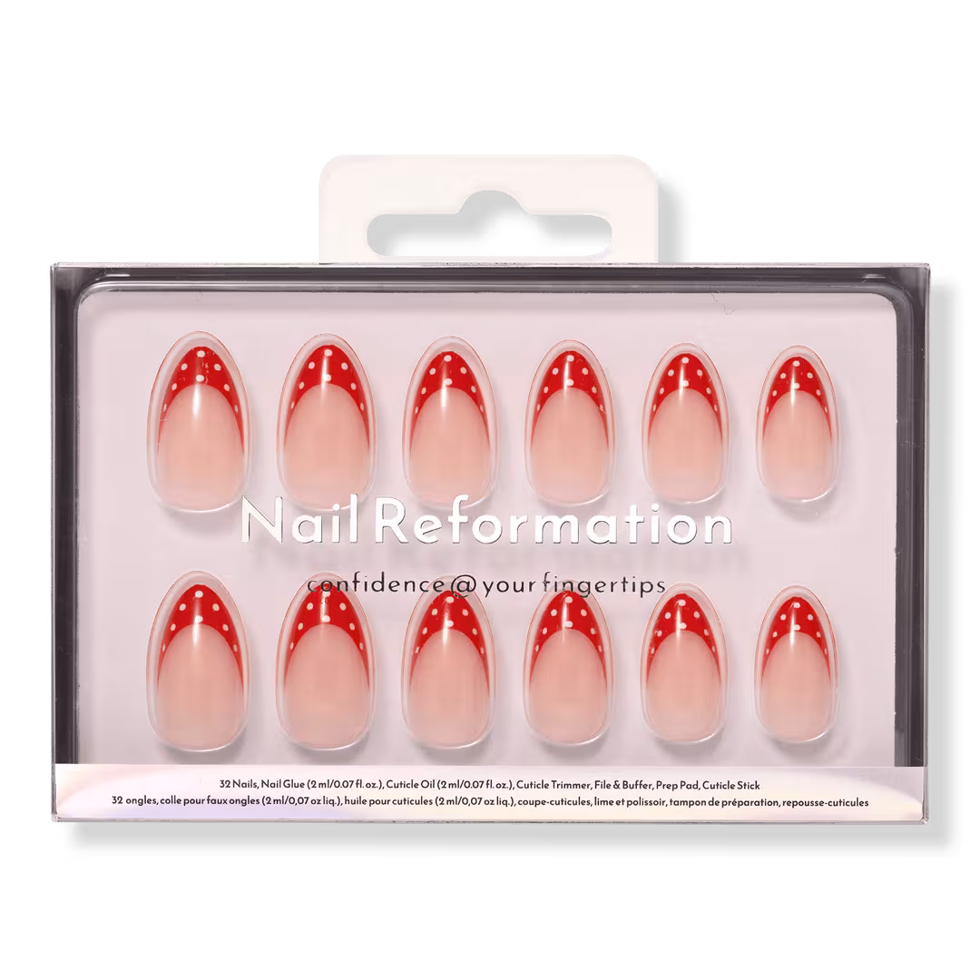 Nail Reformation  Strawberry Seed Press On Nails