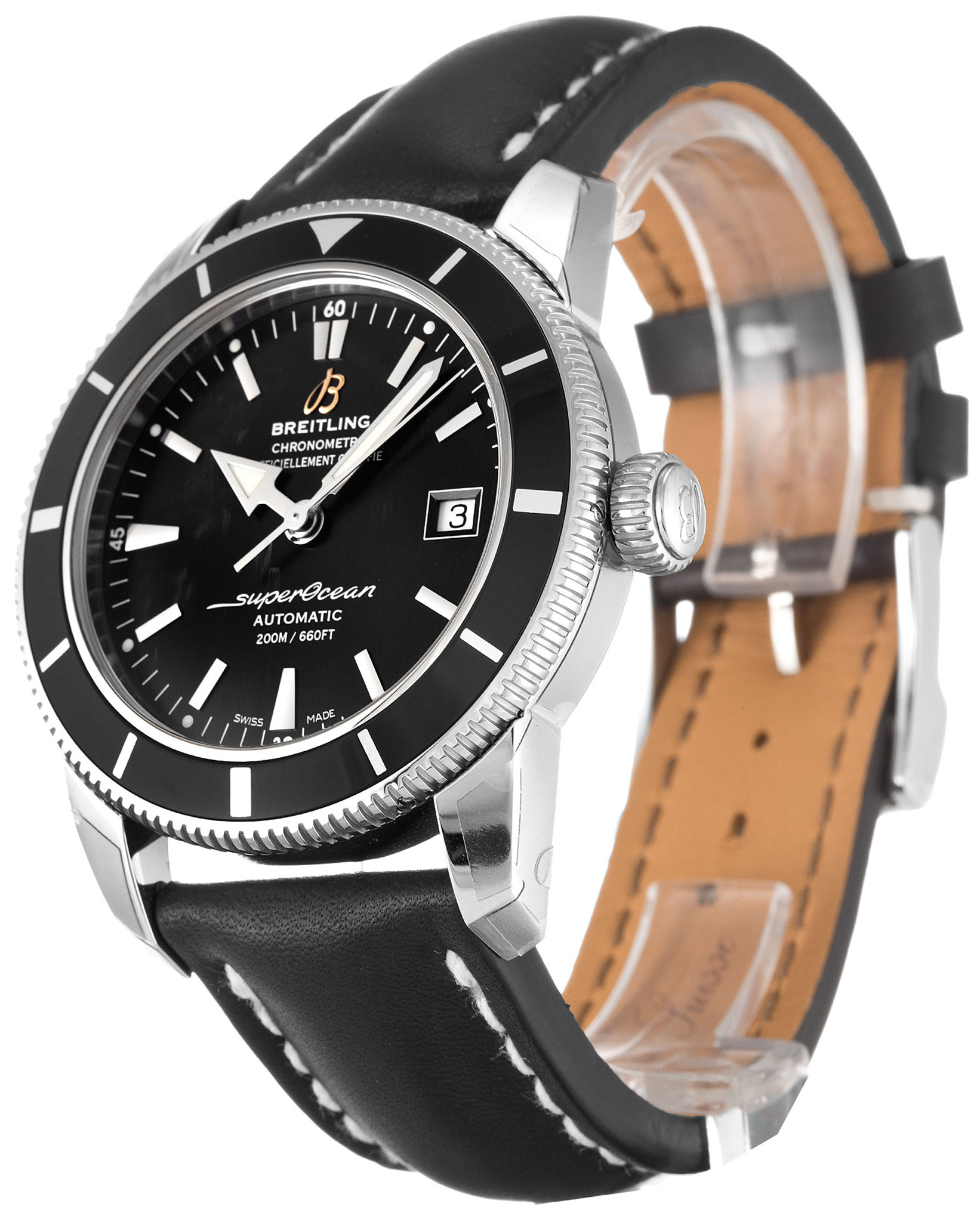 Replica Breitling SuperOcean Heritage Black Dial Stick Markers A17321