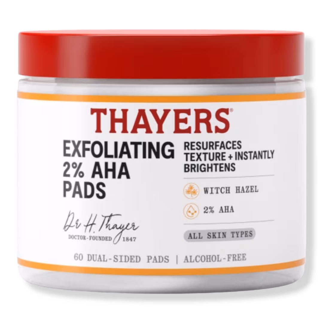 Thayers  Exfoliating 2% AHA Pads