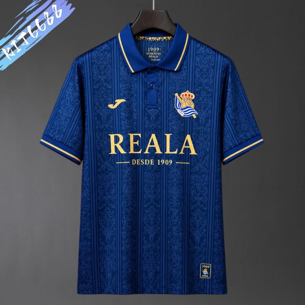 2026/2027 Real Sociedad Polo Collar Navy Football Shirt (Fan version)