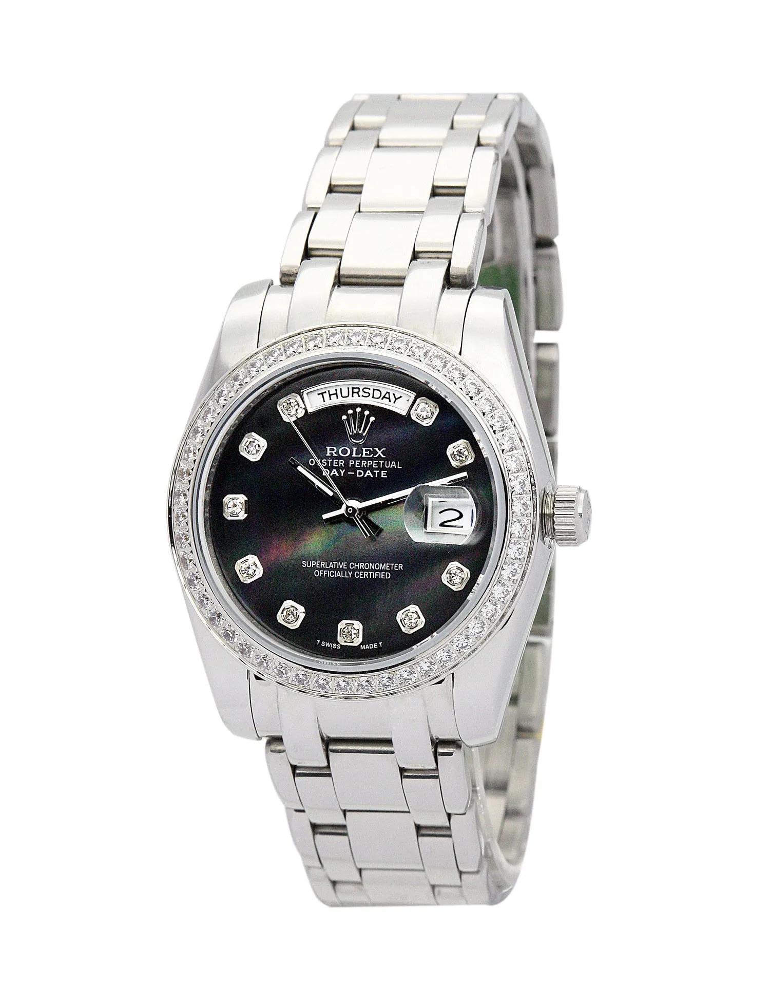 Rolex Day-Date Black Dial 118346