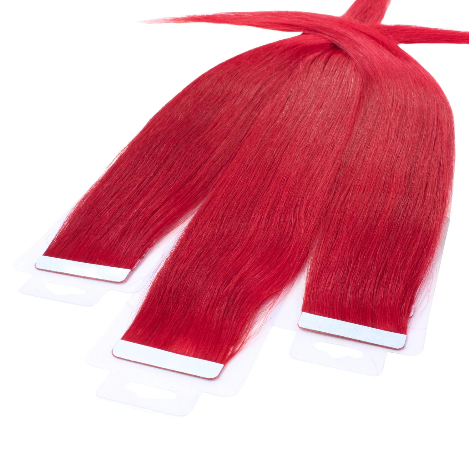 Tape Extensions Echthaar #0/44 Rot-Intensiv