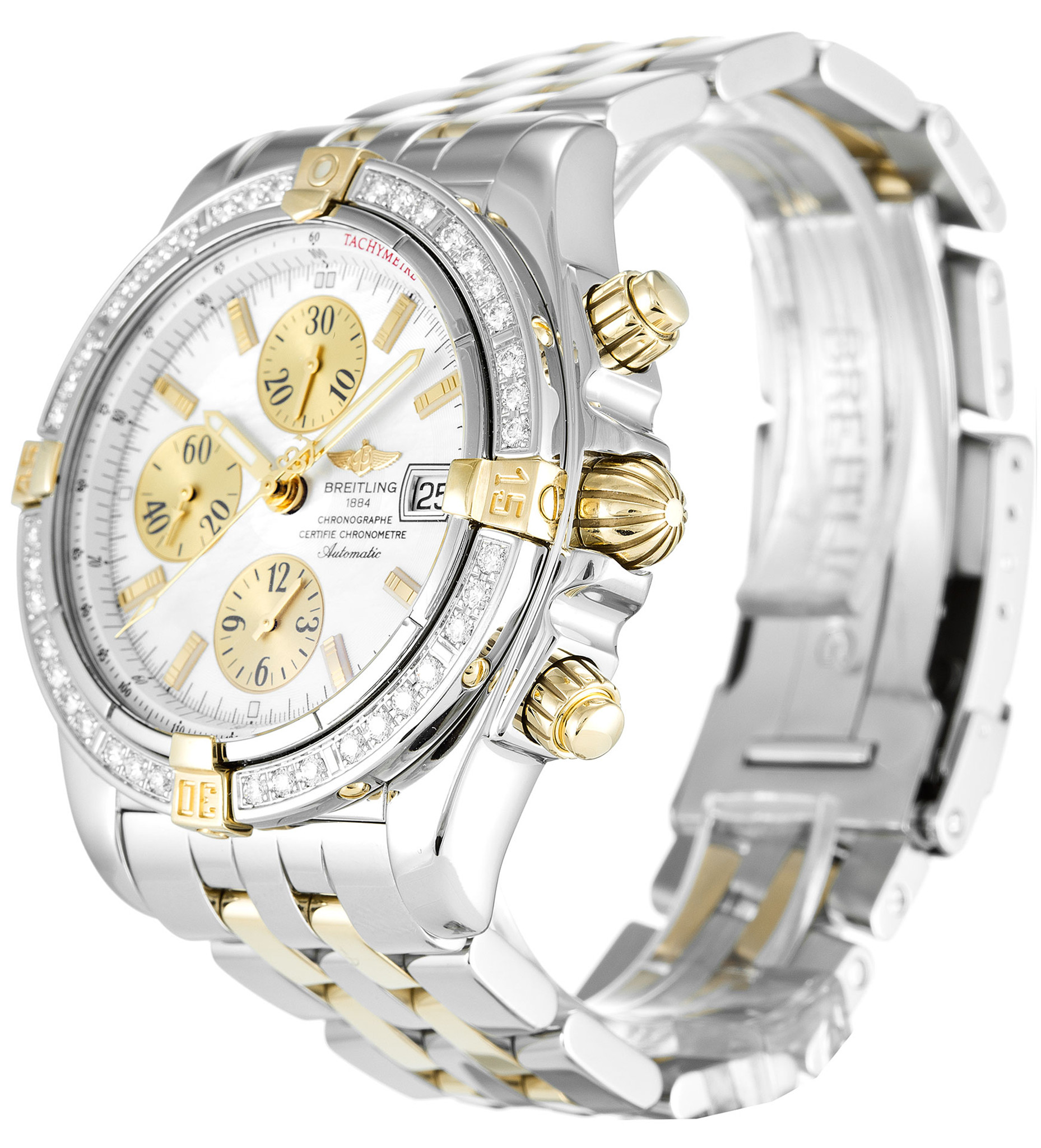 Replica Breitling Chronomat Evolution White Dial Stick Markers B13356