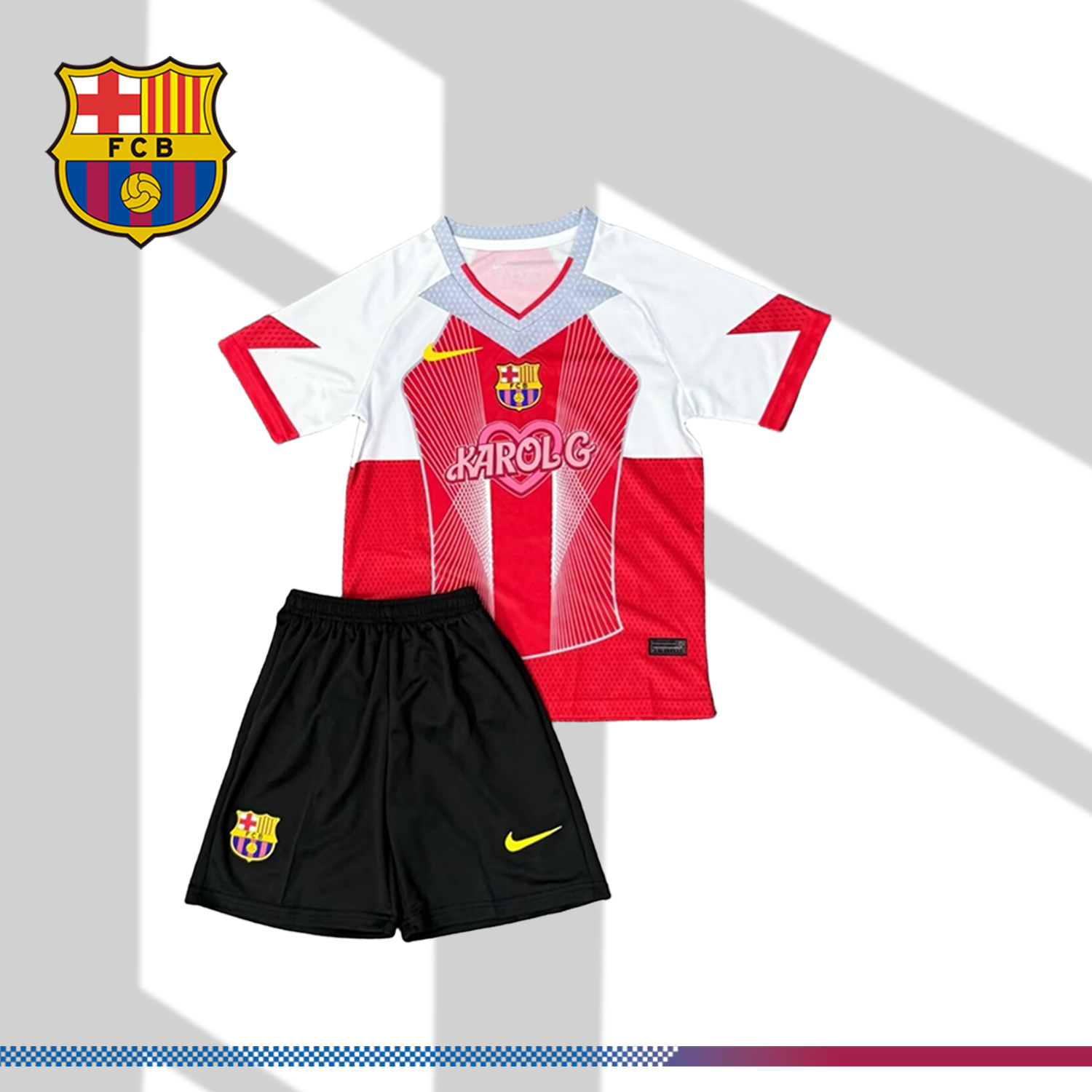 2025/2026 Barcelona Special Edition Football Shirt (Kids Kit socks)