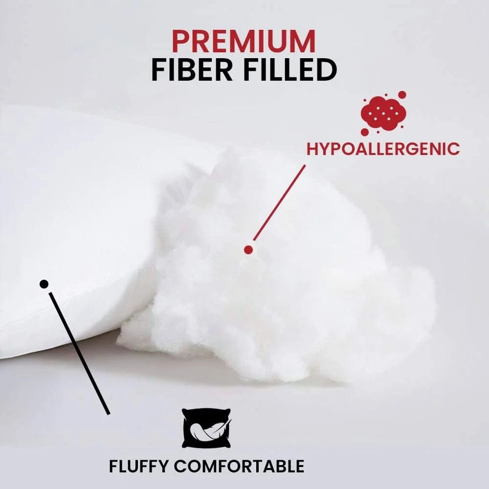 Ryotei Gel Fiber King Pillows Bulk (20x36) 12 Pack C Extra Soft Down Alternative Hotel Bed Pillows C 100% Cotton T-235 Cover, Washable, Hypoallergenic & Durable Pillows for Hotels, Resorts & AirBnB